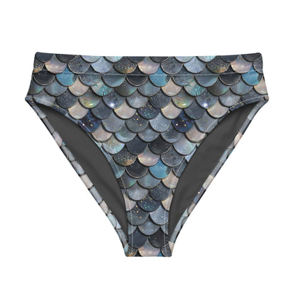 Salinity Swimwear Blue Lagoon Mermaid Eco High - Waisted Bikini Bottom Bikini Bottom