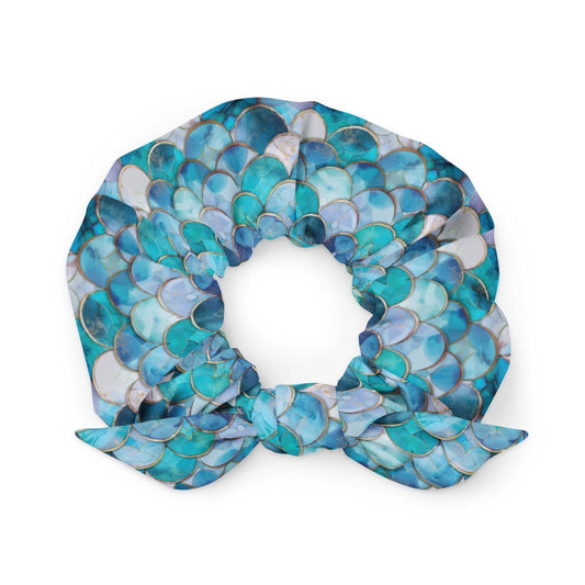Salinity Swimwear Blue Lagoon Mermaid Eco - Scrunchie Scrunchie