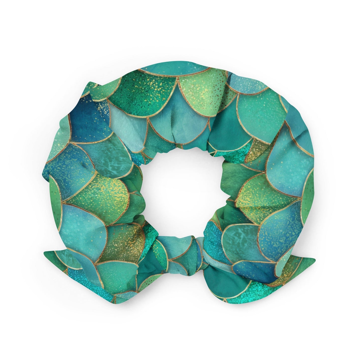 Salinity Swimwear Blue Lagoon Mermaid Eco - Scrunchie Scrunchie