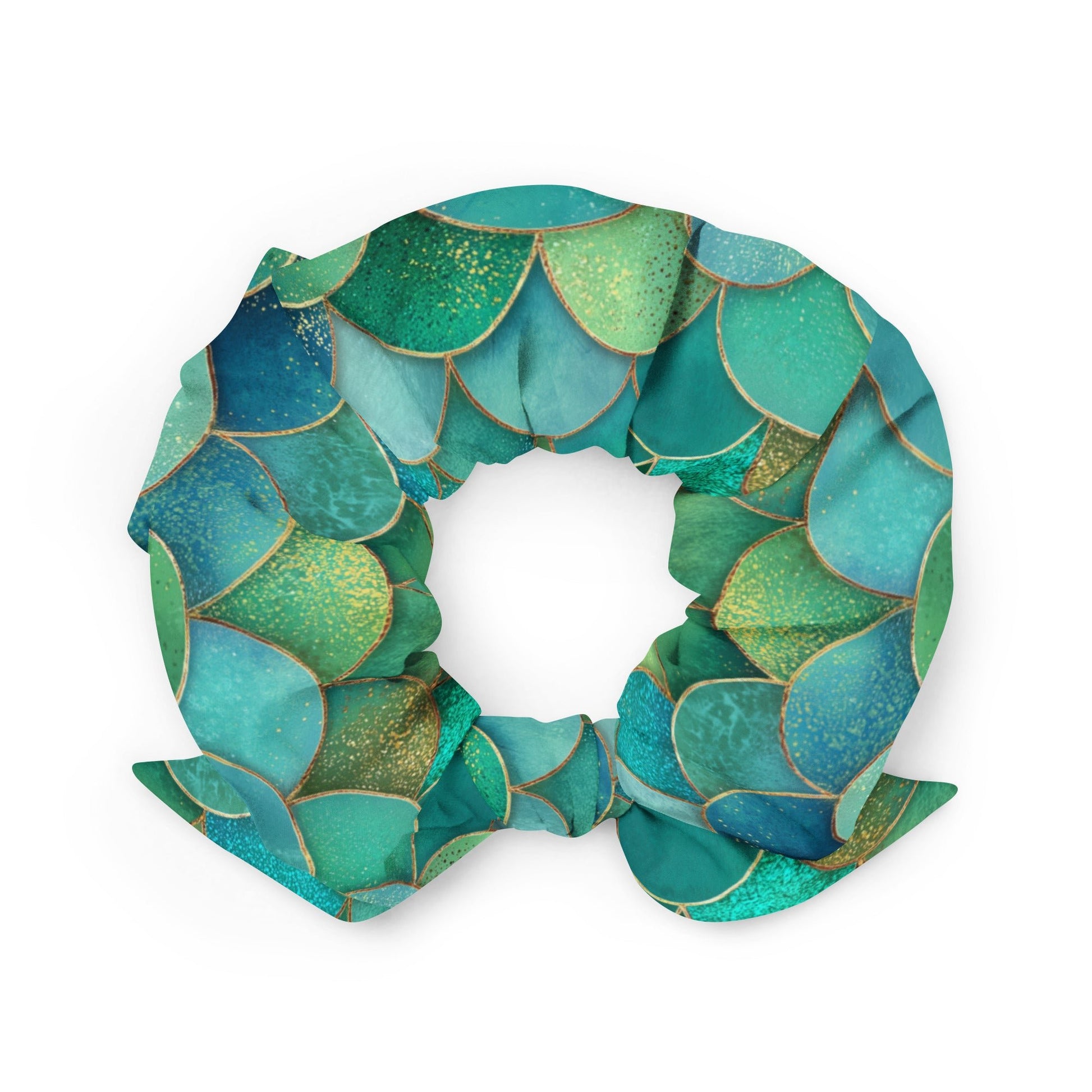 Salinity Swimwear Blue Lagoon Mermaid Eco - Scrunchie Scrunchie
