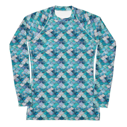 Salinity Swimwear Blue Lagoon Mermaid Women's Rash Guard Rash Guard