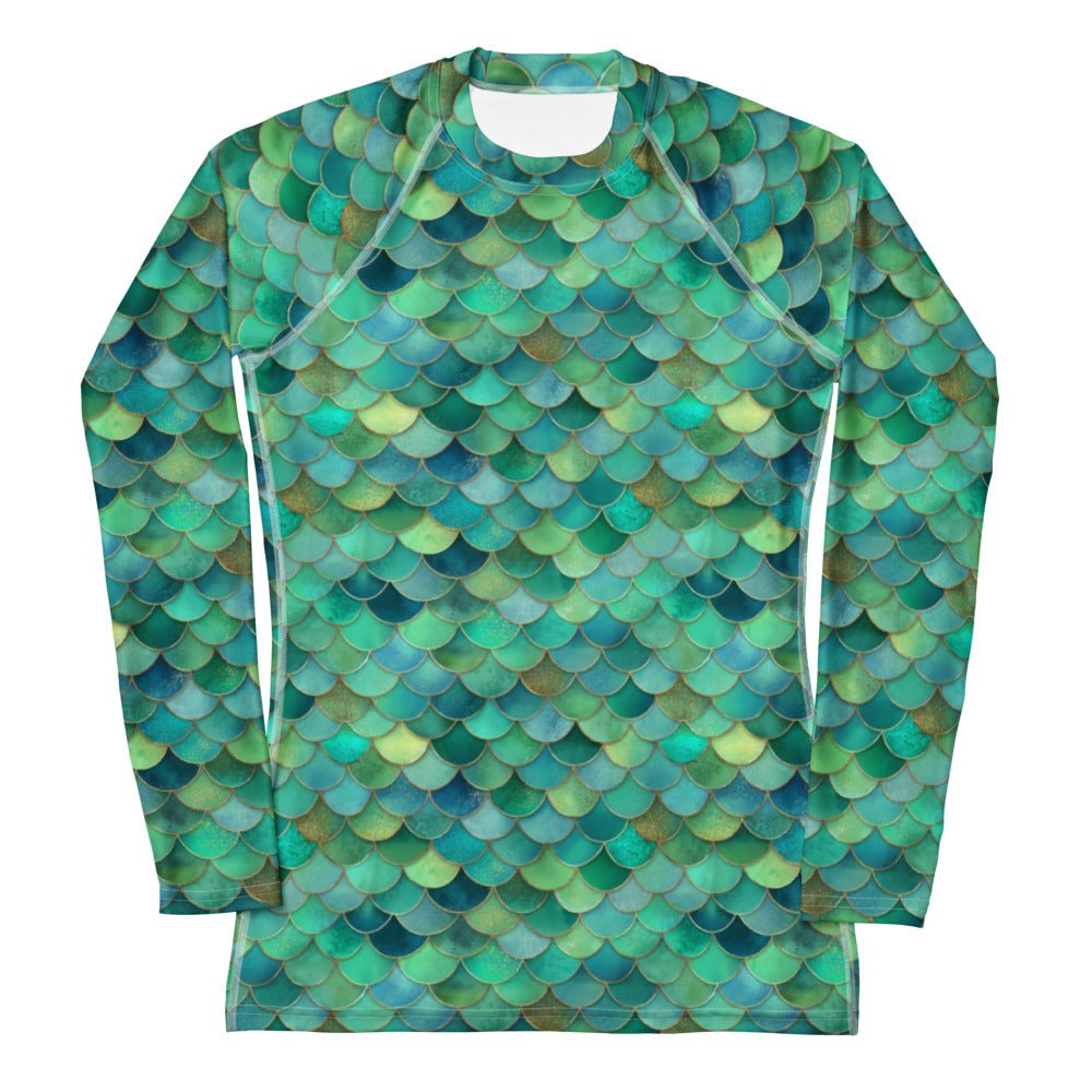 Salinity Swimwear Blue Lagoon Mermaid Women's Rash Guard Rash Guard