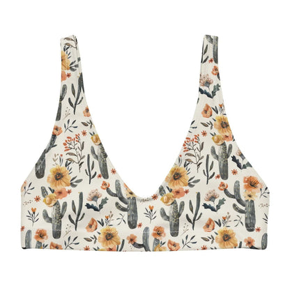 Cactus Sunflower Eco Bikini Top - Salinity Swimwear