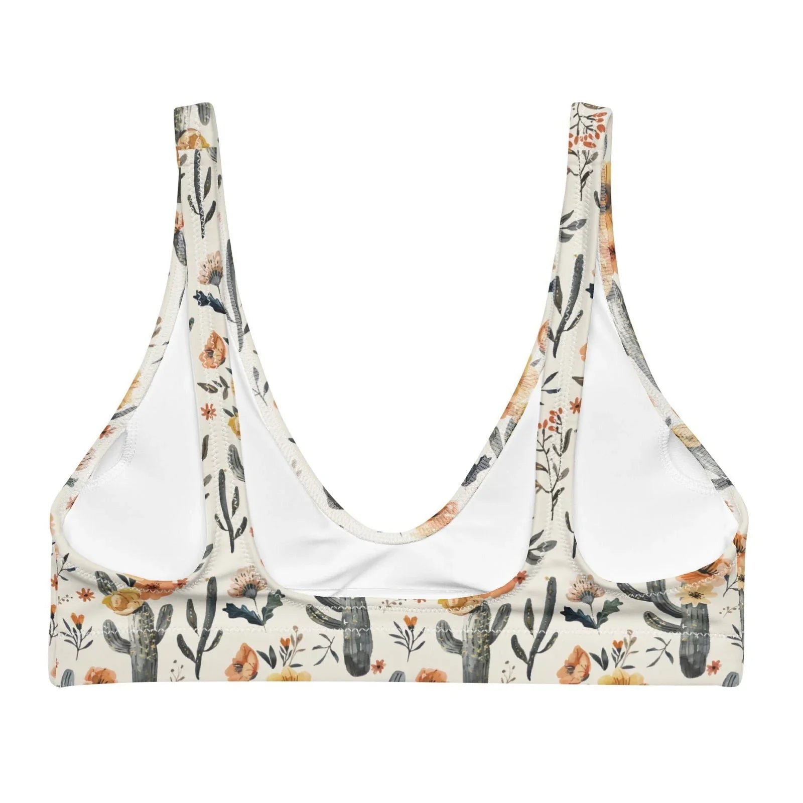Cactus Sunflower Eco Bikini Top - Salinity Swimwear