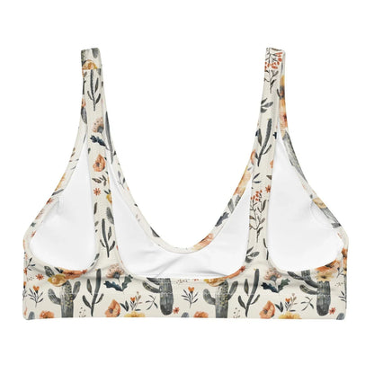 Cactus Sunflower Eco Bikini Top - Salinity Swimwear