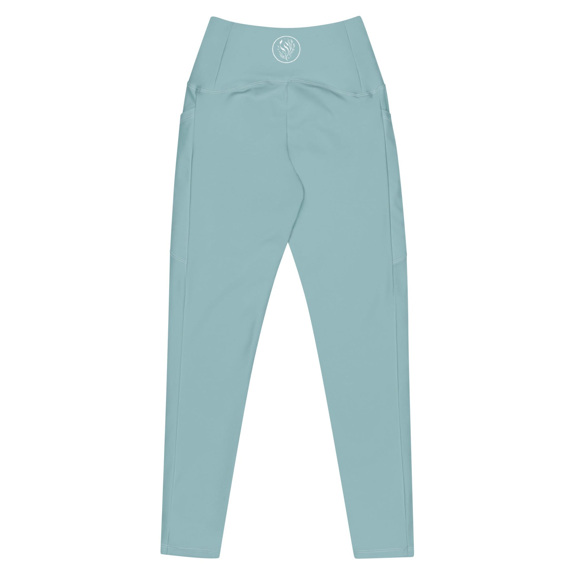Salinity Swimwear Caribbean Blue Eco Swim Leggings With Pockets Leggings