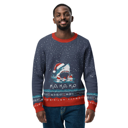 Extra-Soft Ugly Shark Attacks Christmas Sweater