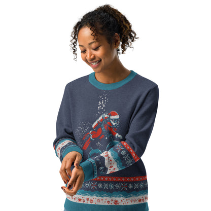 Extra-Soft Ugly Scuba Santa Sweater