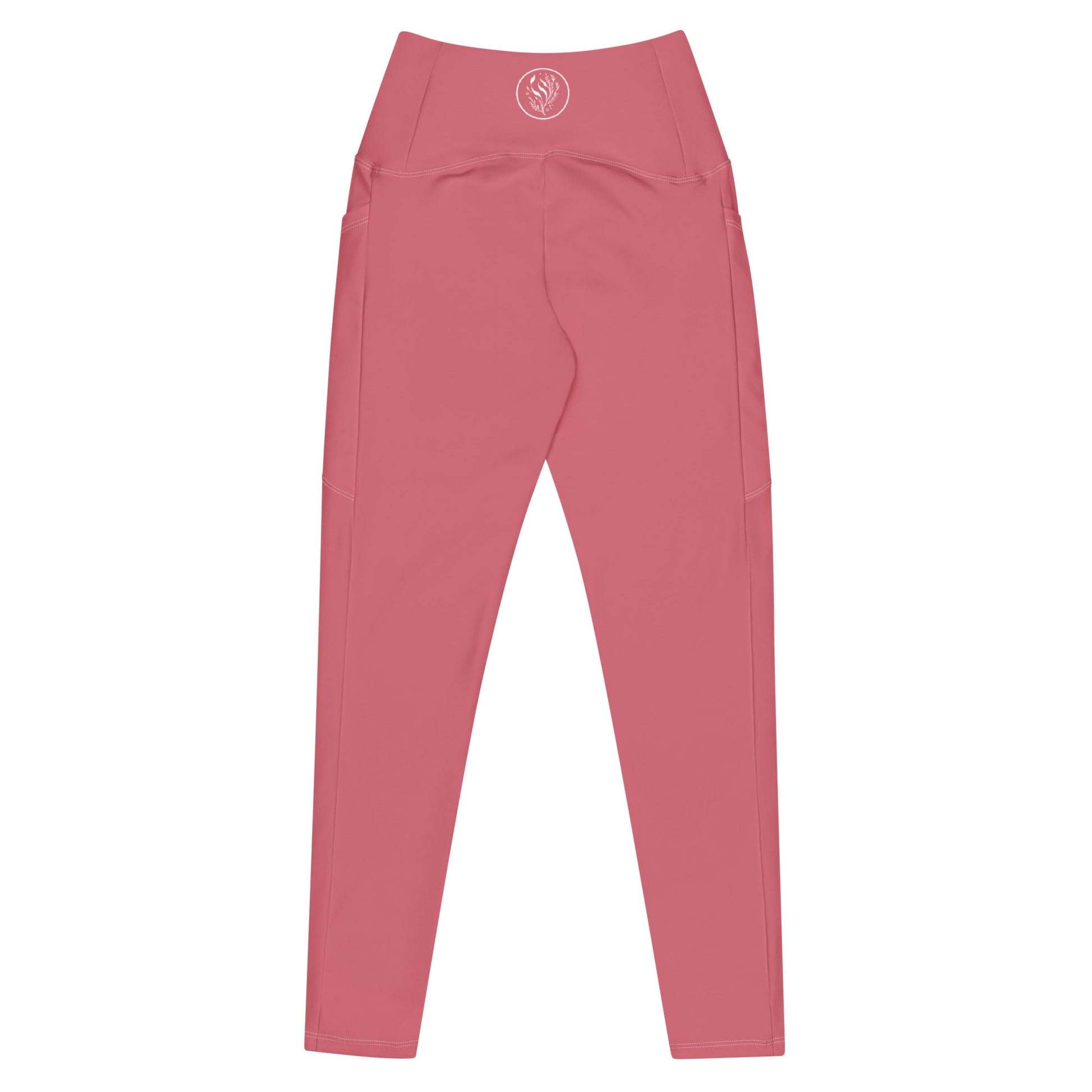 Salinity Swimwear Coral Pink Eco Swim Leggings With Pockets Leggings