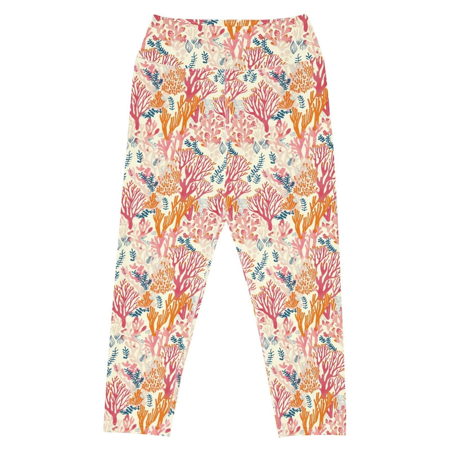 Salinity Swimwear Coral Reef Capri Swim Leggings Capri Leggings