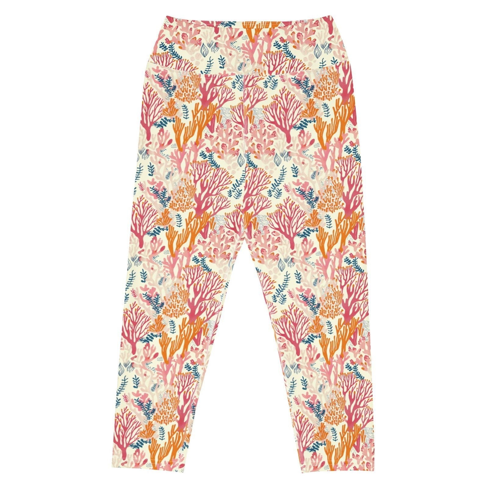 Salinity Swimwear Coral Reef Capri Swim Leggings Capri Leggings