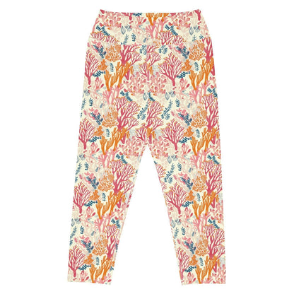 Salinity Swimwear Coral Reef Capri Swim Leggings Capri Leggings