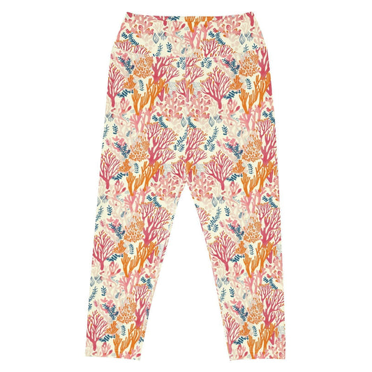 Salinity Swimwear Coral Reef Capri Swim Leggings Capri Leggings