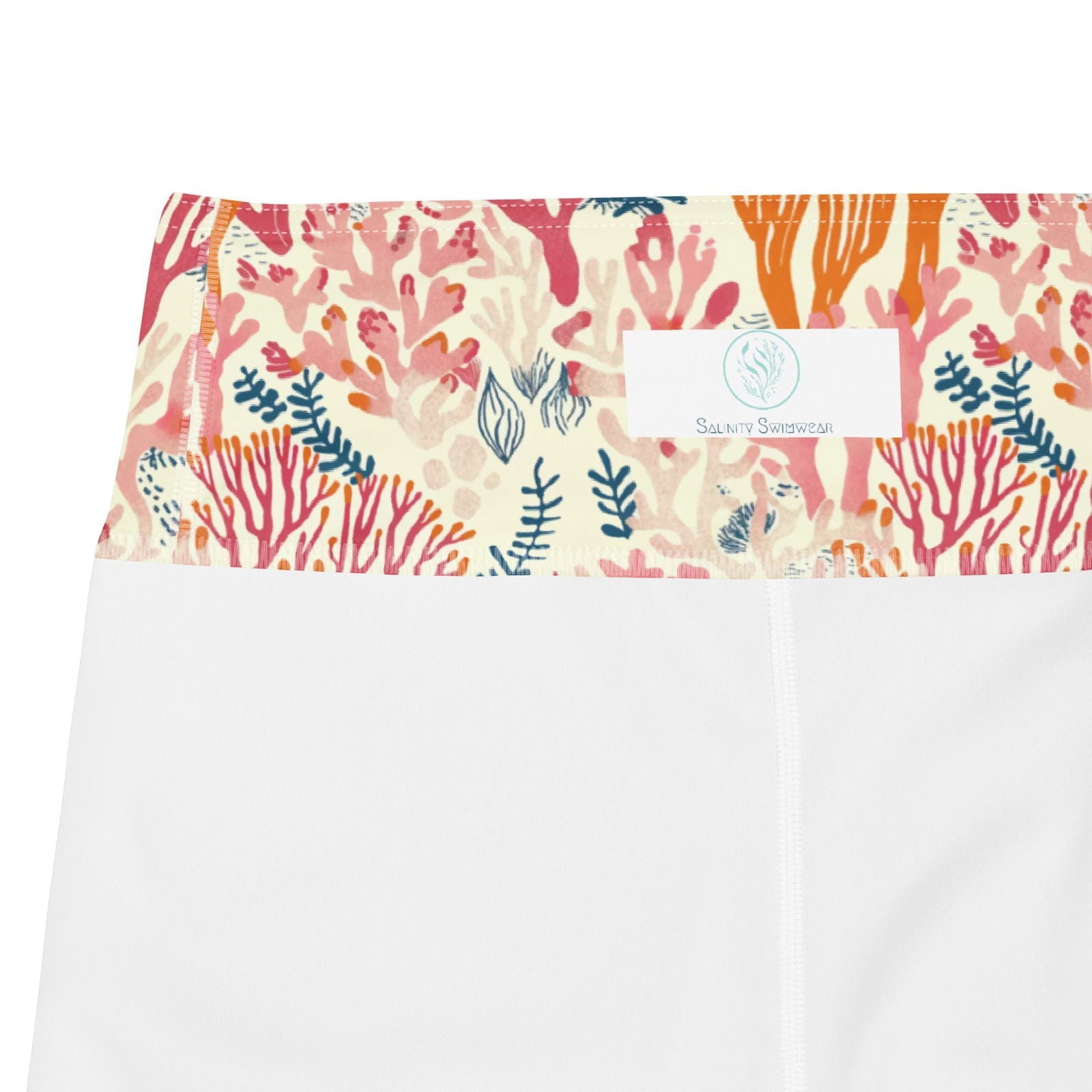 Salinity Swimwear Coral Reef Capri Swim Leggings Capri Leggings