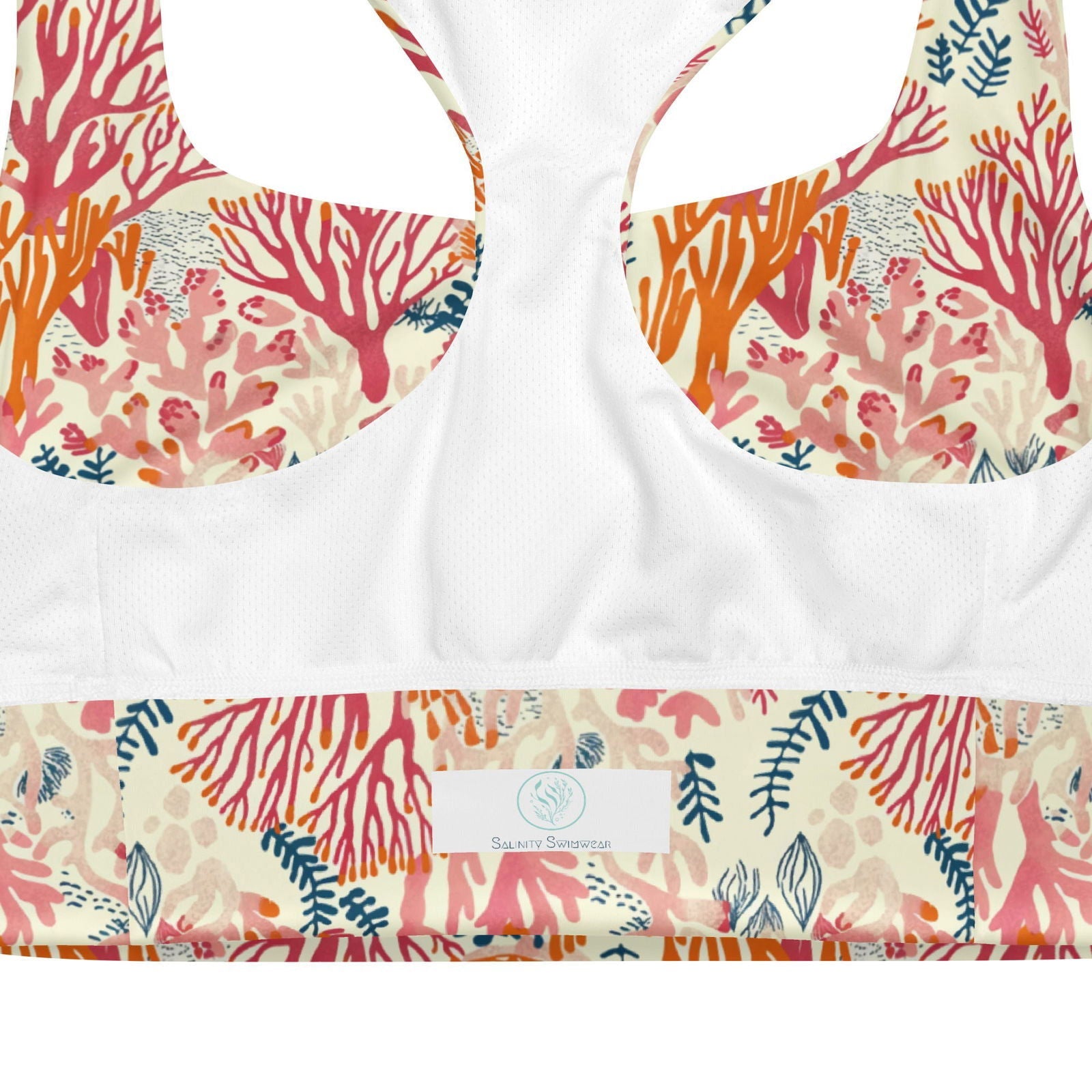 Salinity Swimwear Coral Reef Eco Sports Bra Top Sports Top