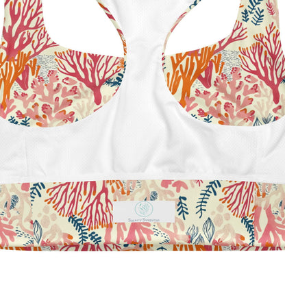 Salinity Swimwear Coral Reef Eco Sports Bra Top Sports Top