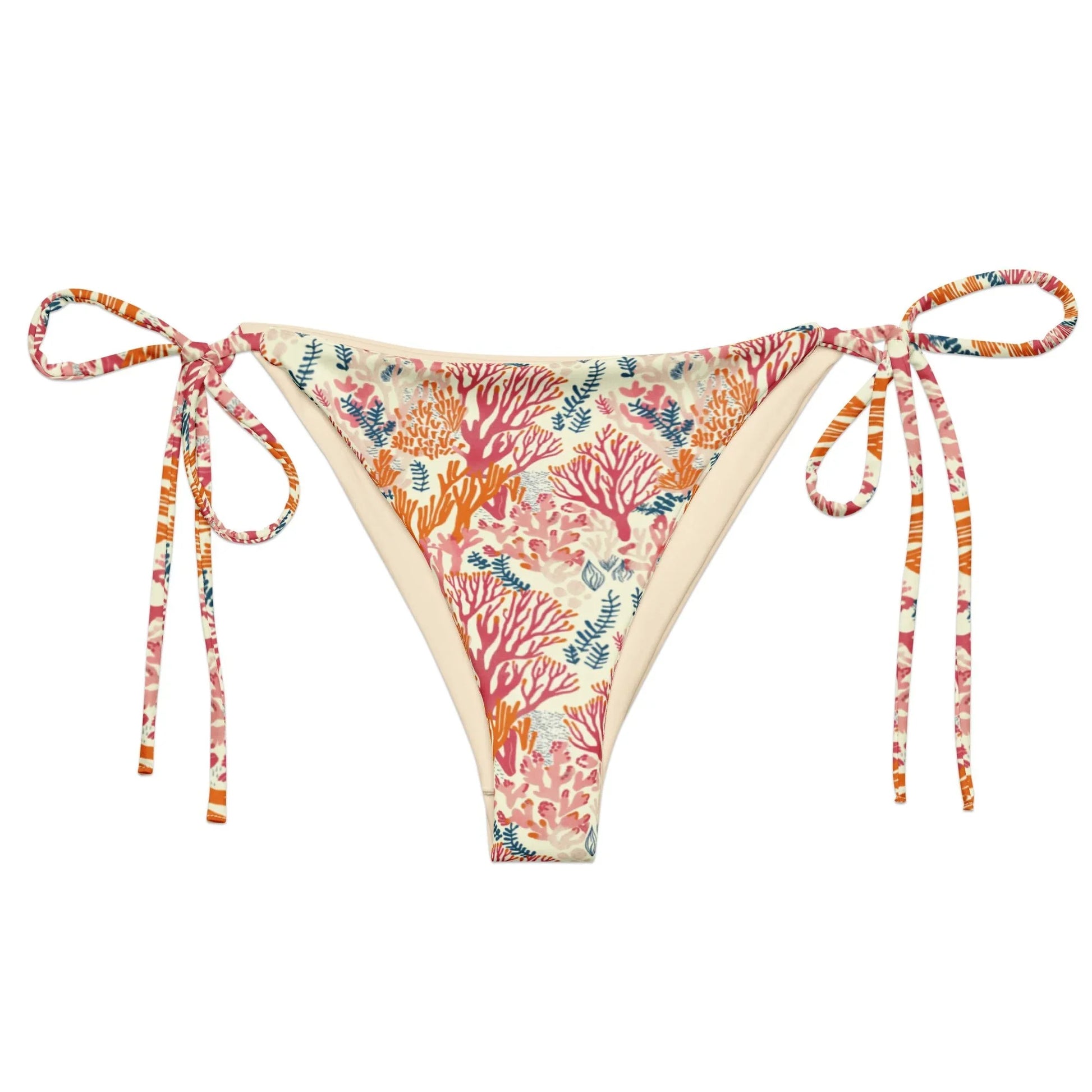 Coral Reef Eco String Bikini Bottom - Salinity Swimwear