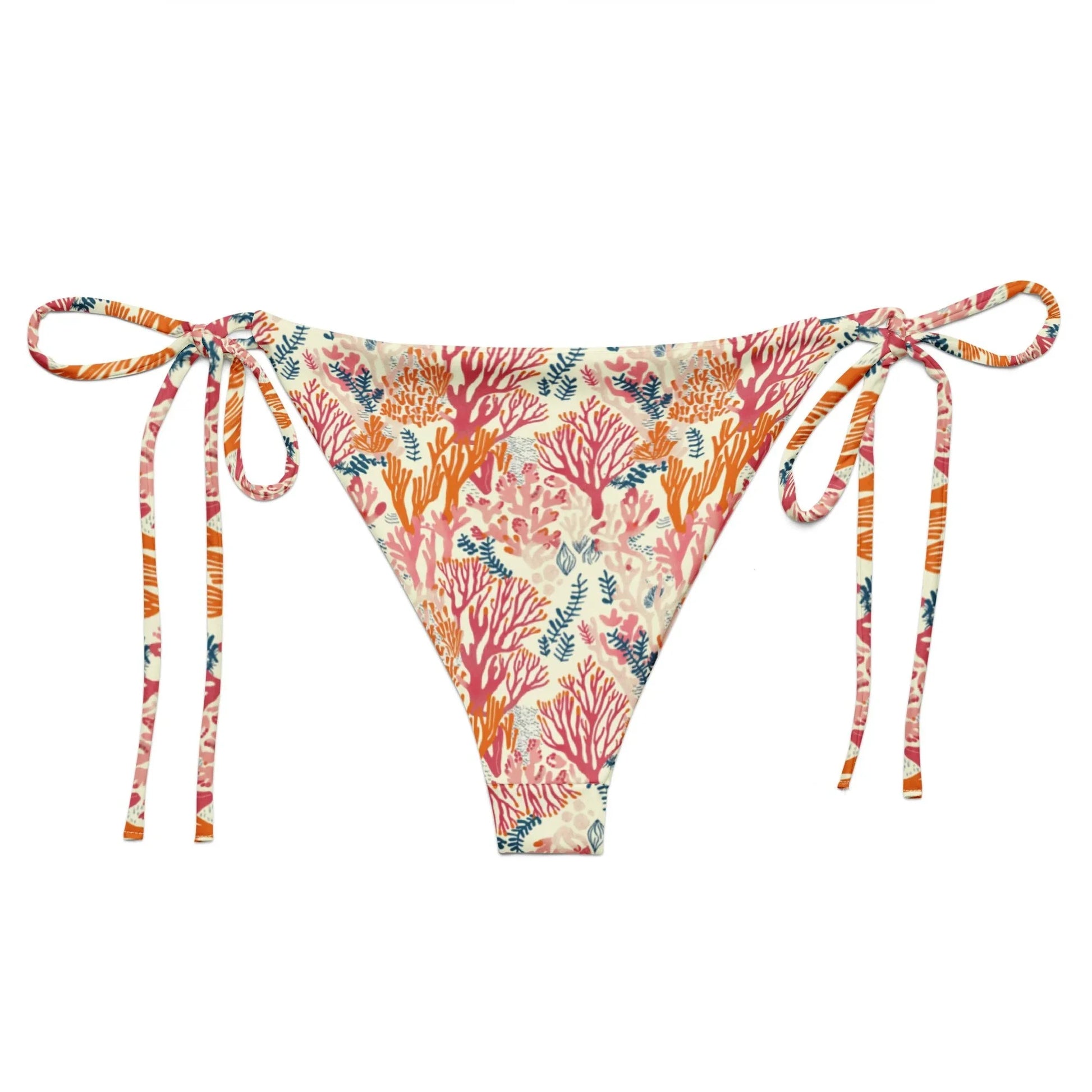 Coral Reef Eco String Bikini Bottom - Salinity Swimwear