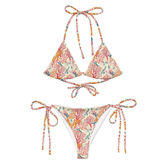 Salinity Swimwear Coral Reef Eco String Bikini Set Bikini Set