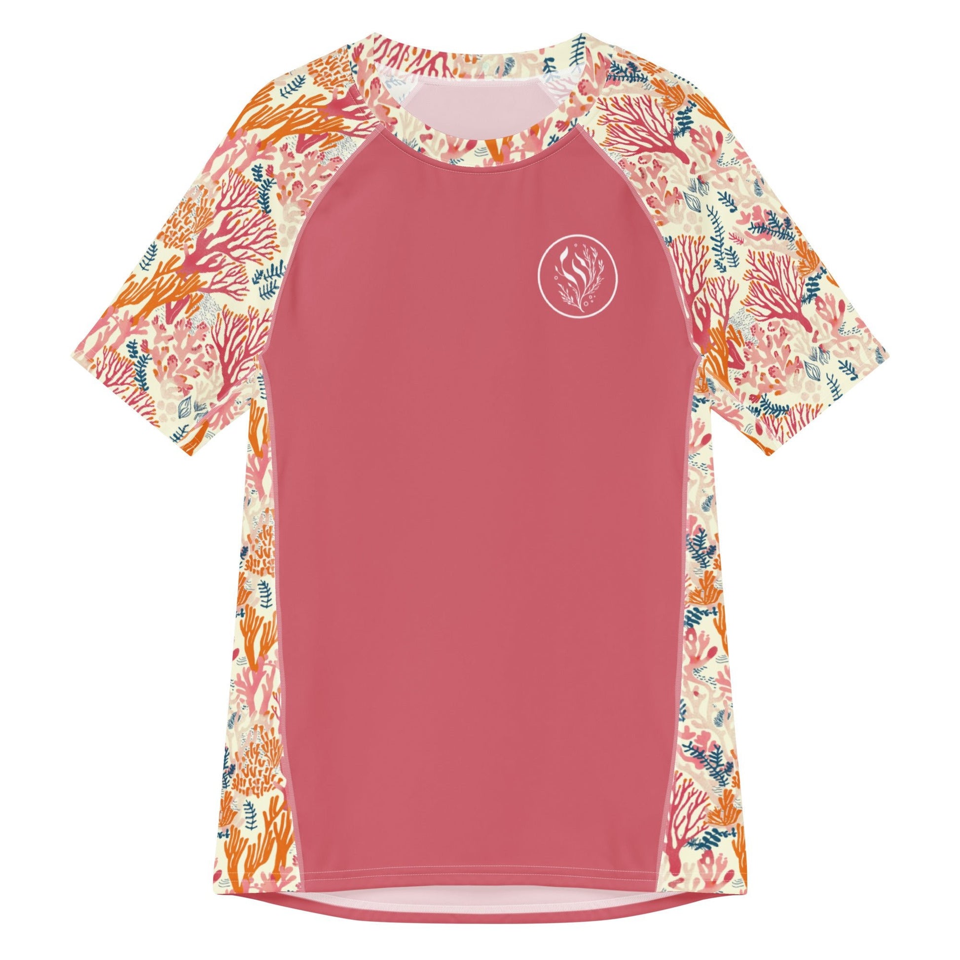 Coral Reef Men’s Short Sleeve Swim Shirt - Salinity Swimwear