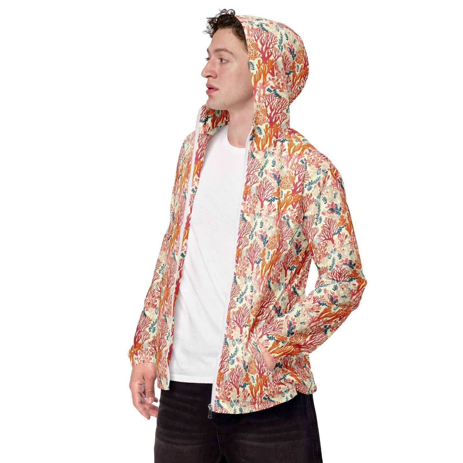 Salinity Swimwear Coral Reef Men’s windbreaker Windbreaker