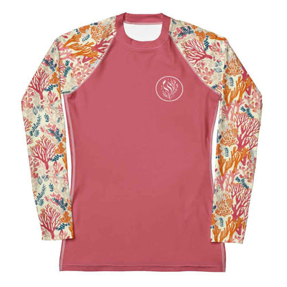 Salinity Swimwear Coral Reef Women's Rash Guard Solid Rash Guard