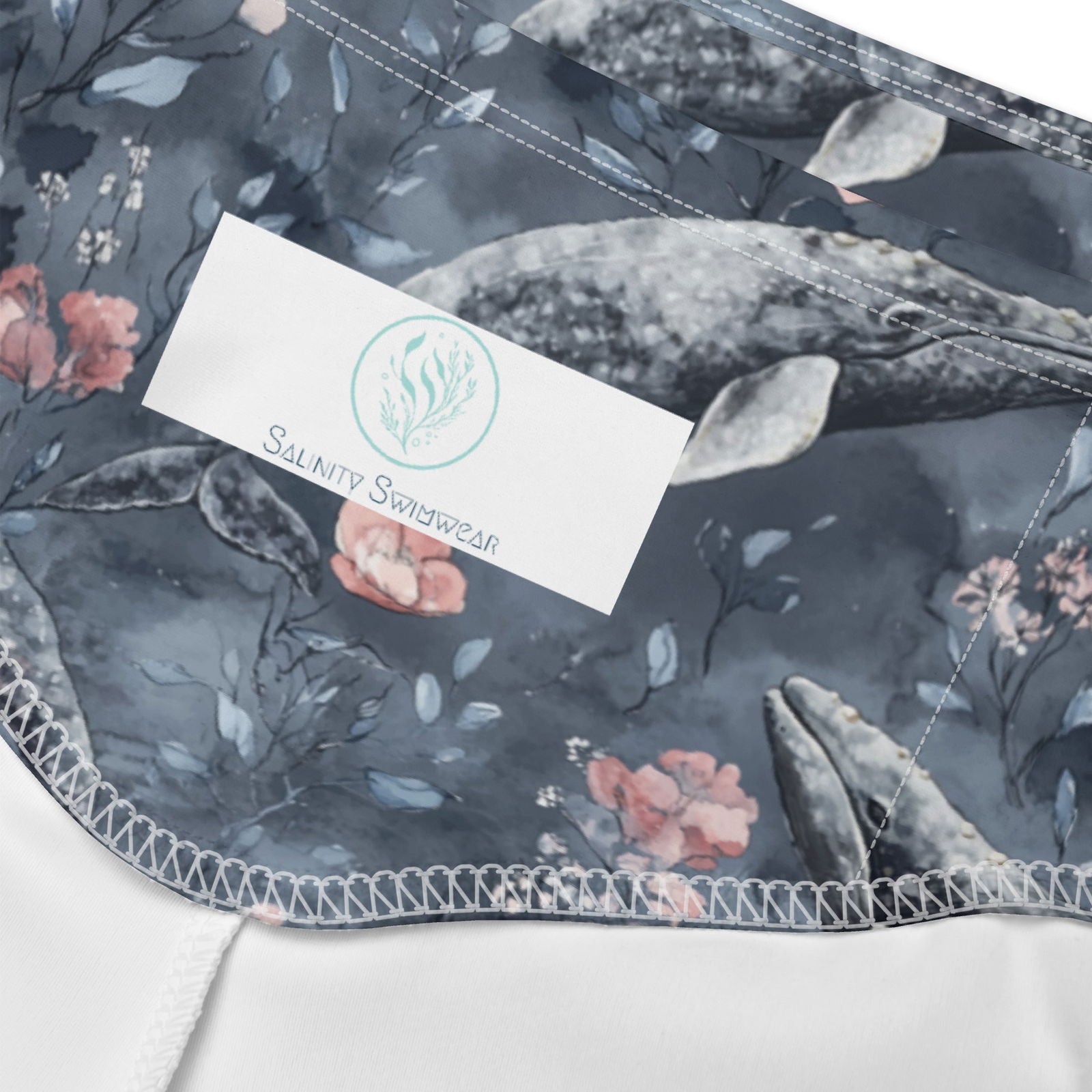 Dusky Gray Whale 8" Inch Dive Shorts - Salinity Swimwear