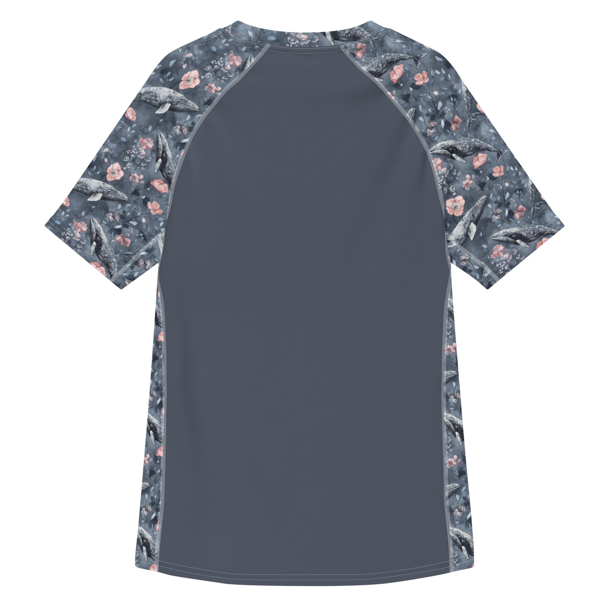 Dusky Gray Whale Men’s Short Sleeve Swim Shirt - Salinity Swimwear