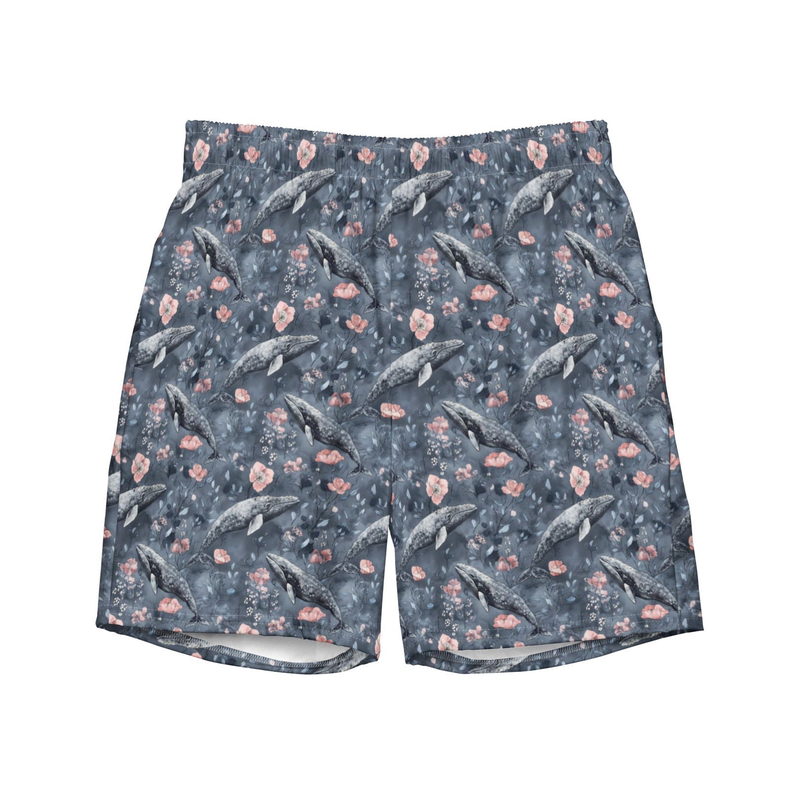 Dusky Gray Whale Men's Swim Trunks - Salinity Swimwear