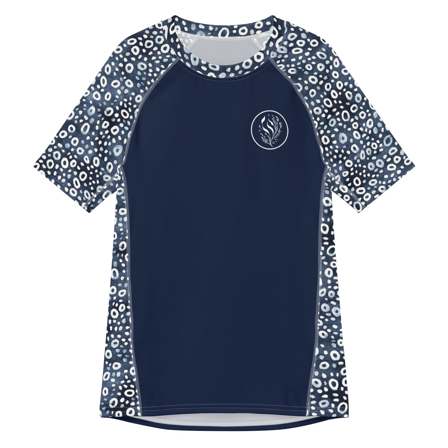 Eagle Ray Spots Men’s Short Sleeve Swim Shirt - Salinity Swimwear