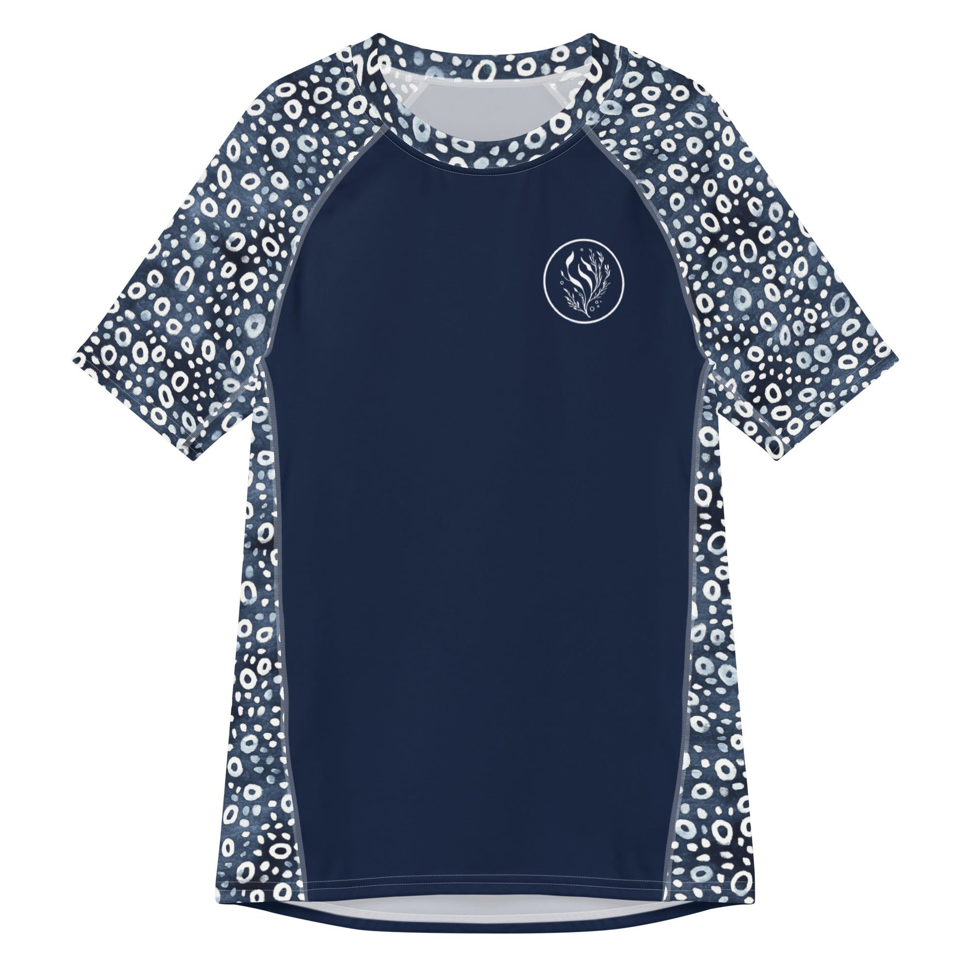 Eagle Ray Spots Men’s Short Sleeve Swim Shirt - Salinity Swimwear