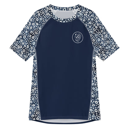 Eagle Ray Spots Men’s Short Sleeve Swim Shirt - Salinity Swimwear
