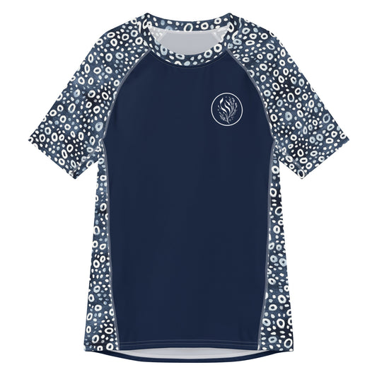 Eagle Ray Spots Men’s Short Sleeve Swim Shirt - Salinity Swimwear