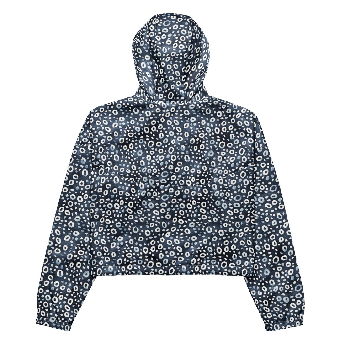 Eagle Ray Spots Women’s Cropped Windbreaker - Salinity Swimwear