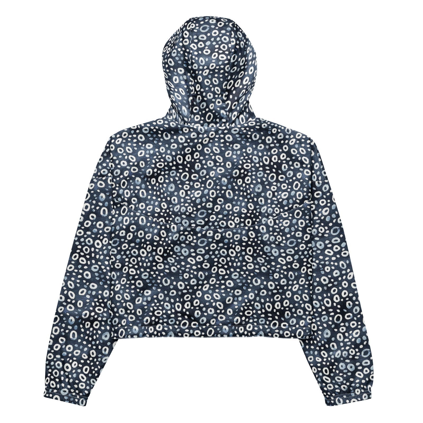 Eagle Ray Spots Women’s Cropped Windbreaker - Salinity Swimwear