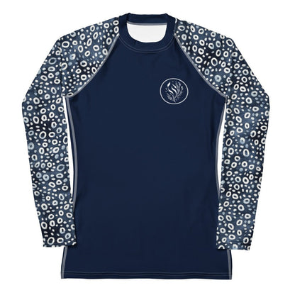 Salinity Swimwear Eagle Ray Spots Women's Rash Guard Solid Rash Guard