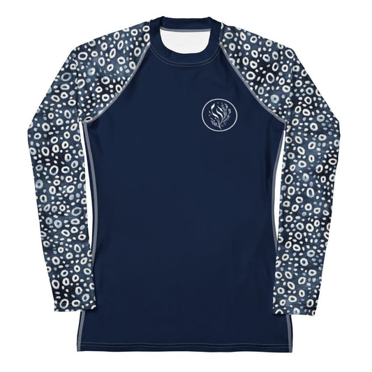 Salinity Swimwear Eagle Ray Spots Women's Rash Guard Solid Rash Guard