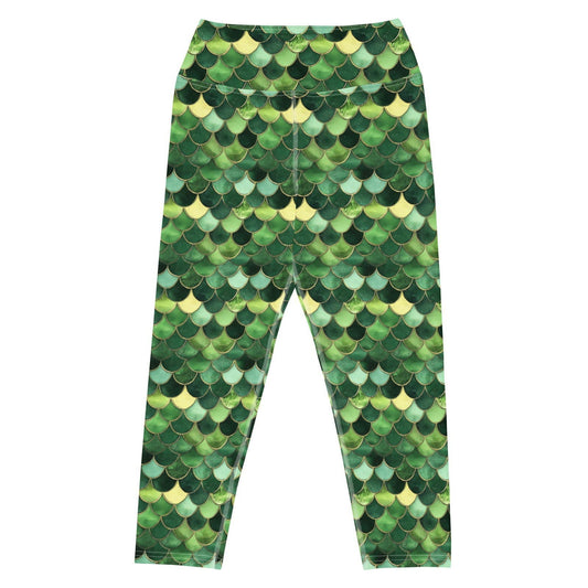 Emerald Siren Envy Capri Swim Leggings - Salinity Swimwear