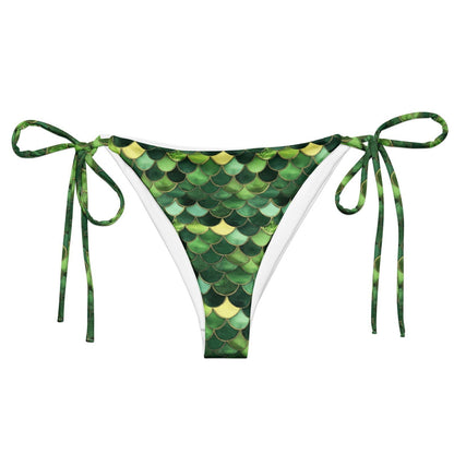 Emerald Siren Envy Eco String Bikini Bottom - Salinity Swimwear