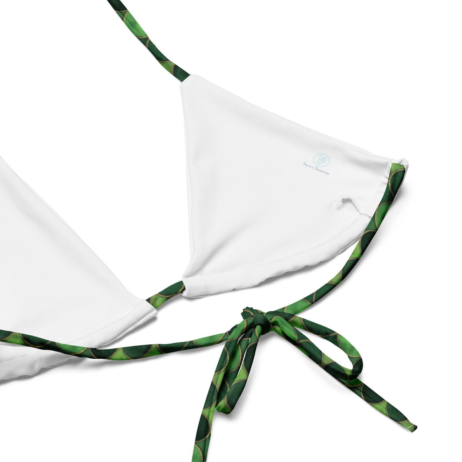 Salinity Swimwear Emerald Siren Envy Eco String Bikini Top Bikini Top