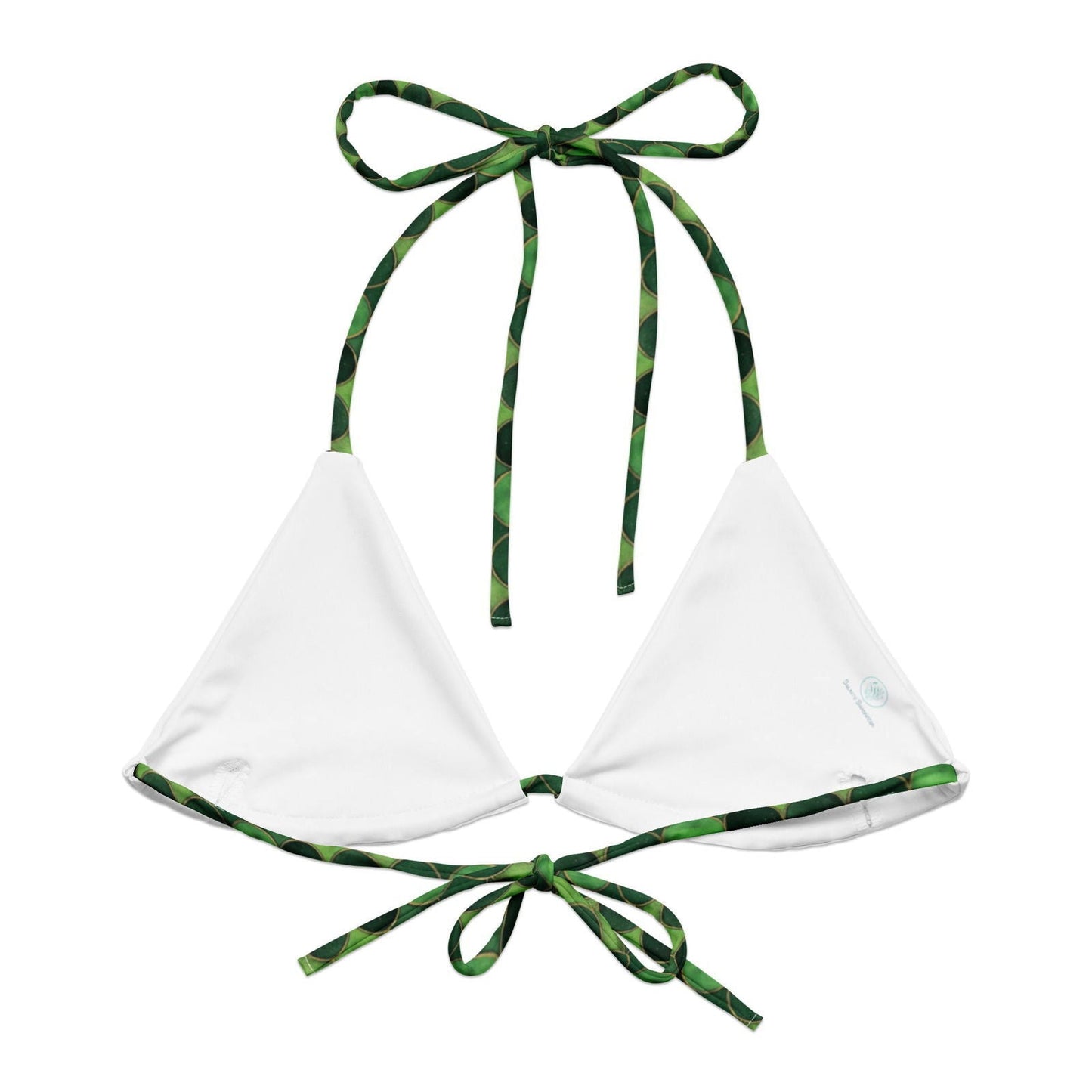 Salinity Swimwear Emerald Siren Envy Eco String Bikini Top Bikini Top