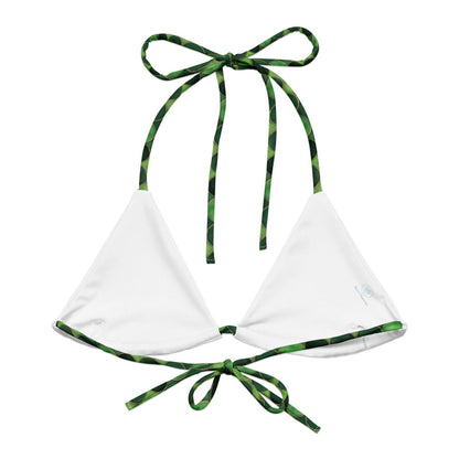 Salinity Swimwear Emerald Siren Envy Eco String Bikini Top Bikini Top