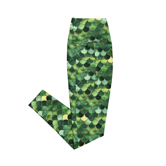 Emerald Siren Envy Eco Swim Leggings With Pockets - Salinity Swimwear