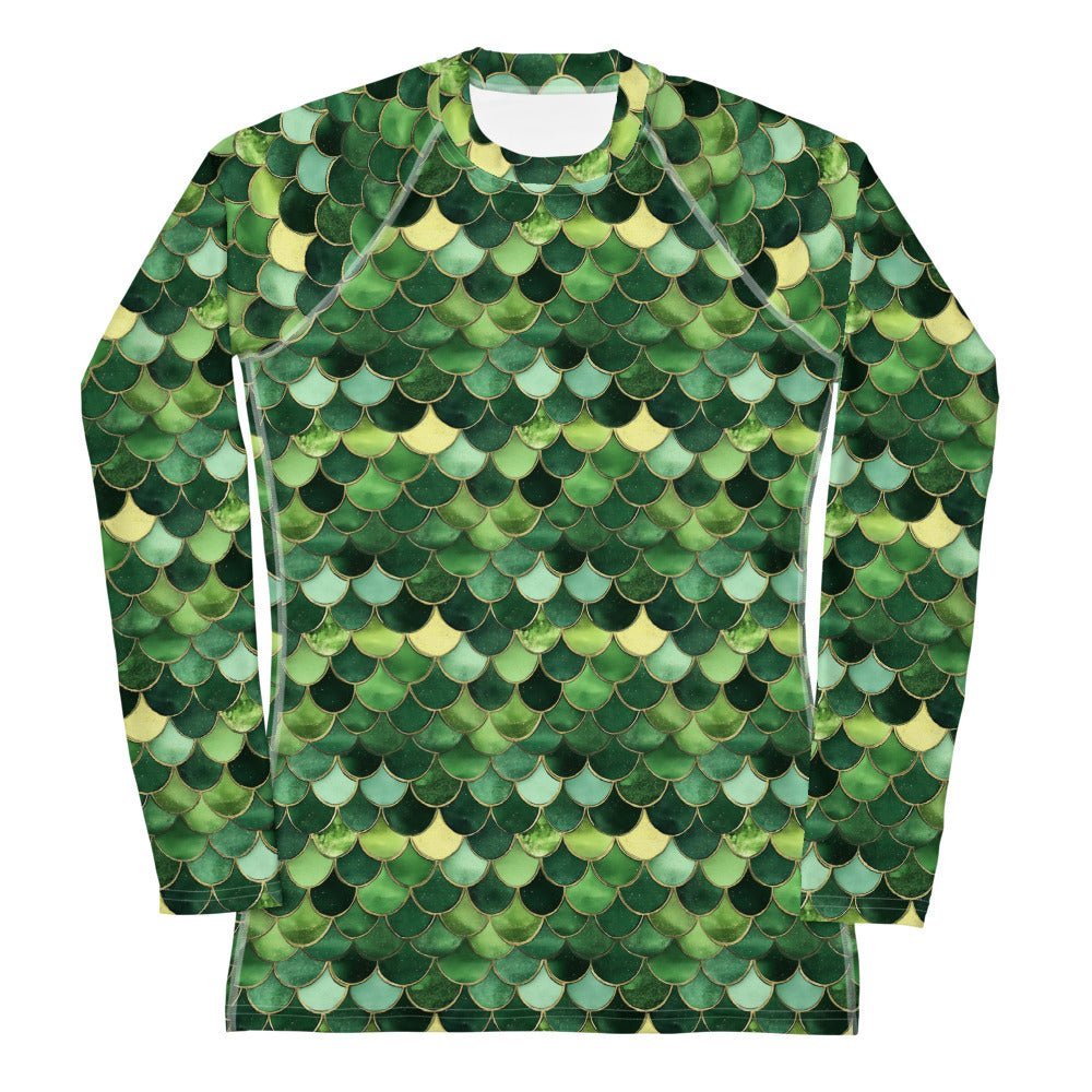 Emerald Siren Envy Women's Rash Guard - Salinity Swimwear