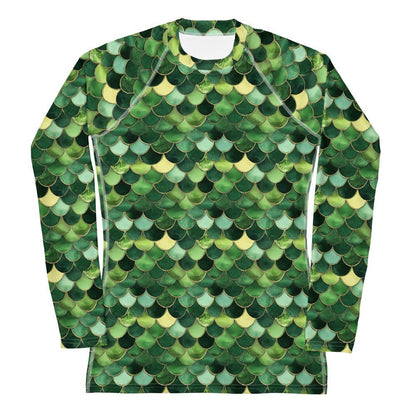Emerald Siren Envy Women's Rash Guard - Salinity Swimwear