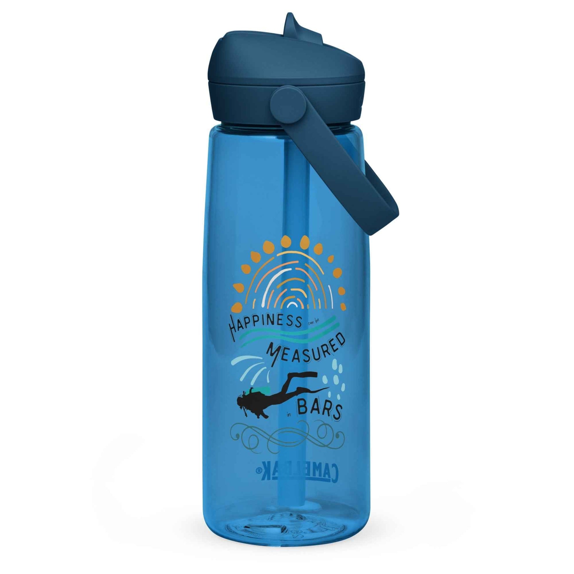 Salinity Swimwear Happiness Can Be Measured in Bars Resuable Waterbottle