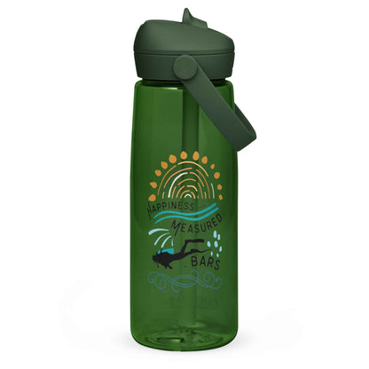 Salinity Swimwear Happiness Can Be Measured in Bars Resuable Waterbottle