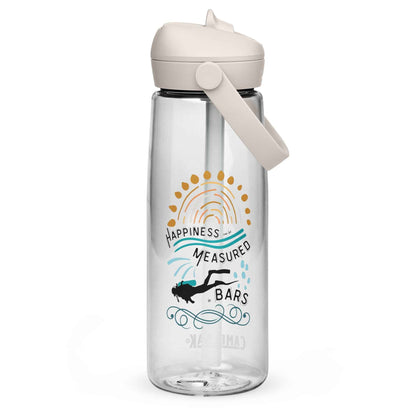 Salinity Swimwear Happiness Can Be Measured in Bars Resuable Waterbottle