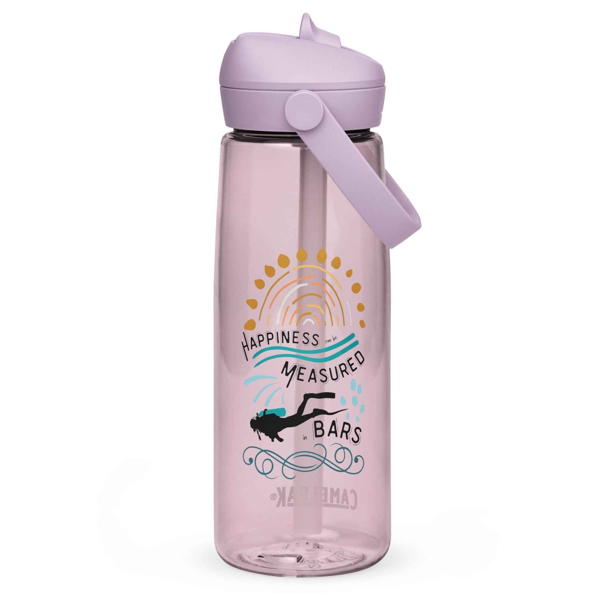 Salinity Swimwear Happiness Can Be Measured in Bars Resuable Waterbottle