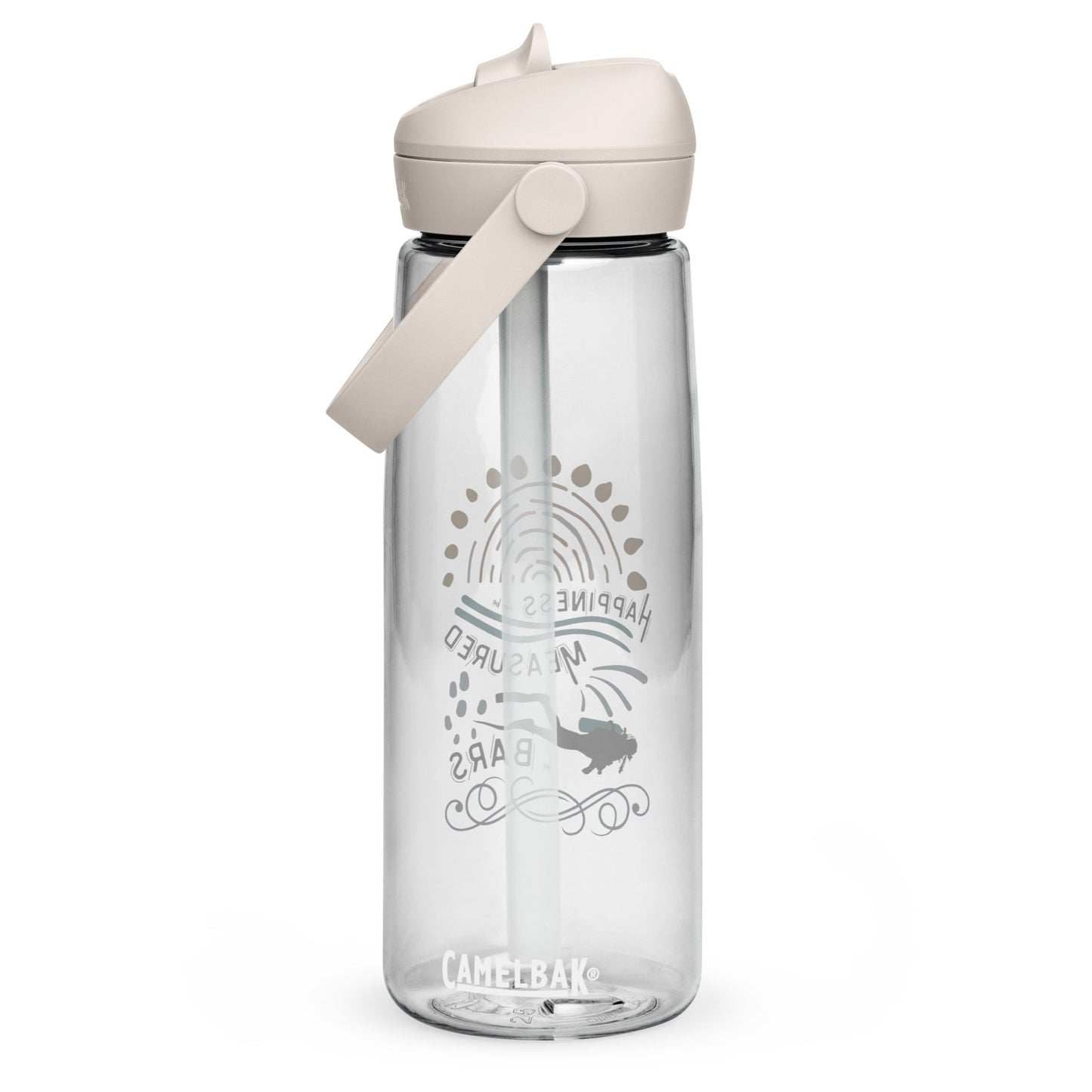 Salinity Swimwear Happiness Can Be Measured in Bars Resuable Waterbottle